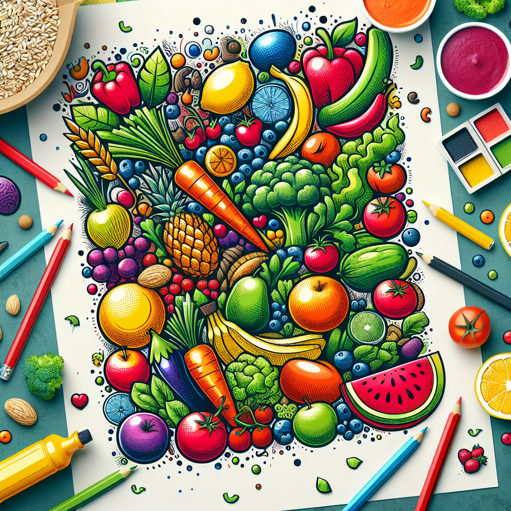 Ide Kreatif Desain Poster Makanan Sehat yang Mudah Digambar